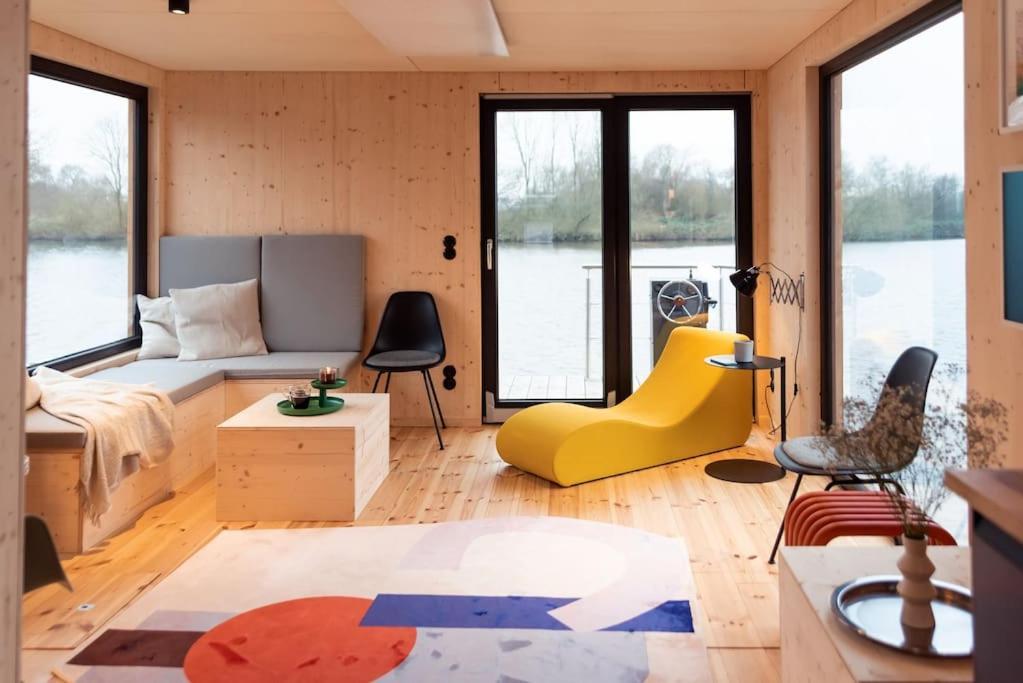 Hotel Hausboot Off Im Diamantgraben An Der Elbe Hamburg Zewnętrze zdjęcie