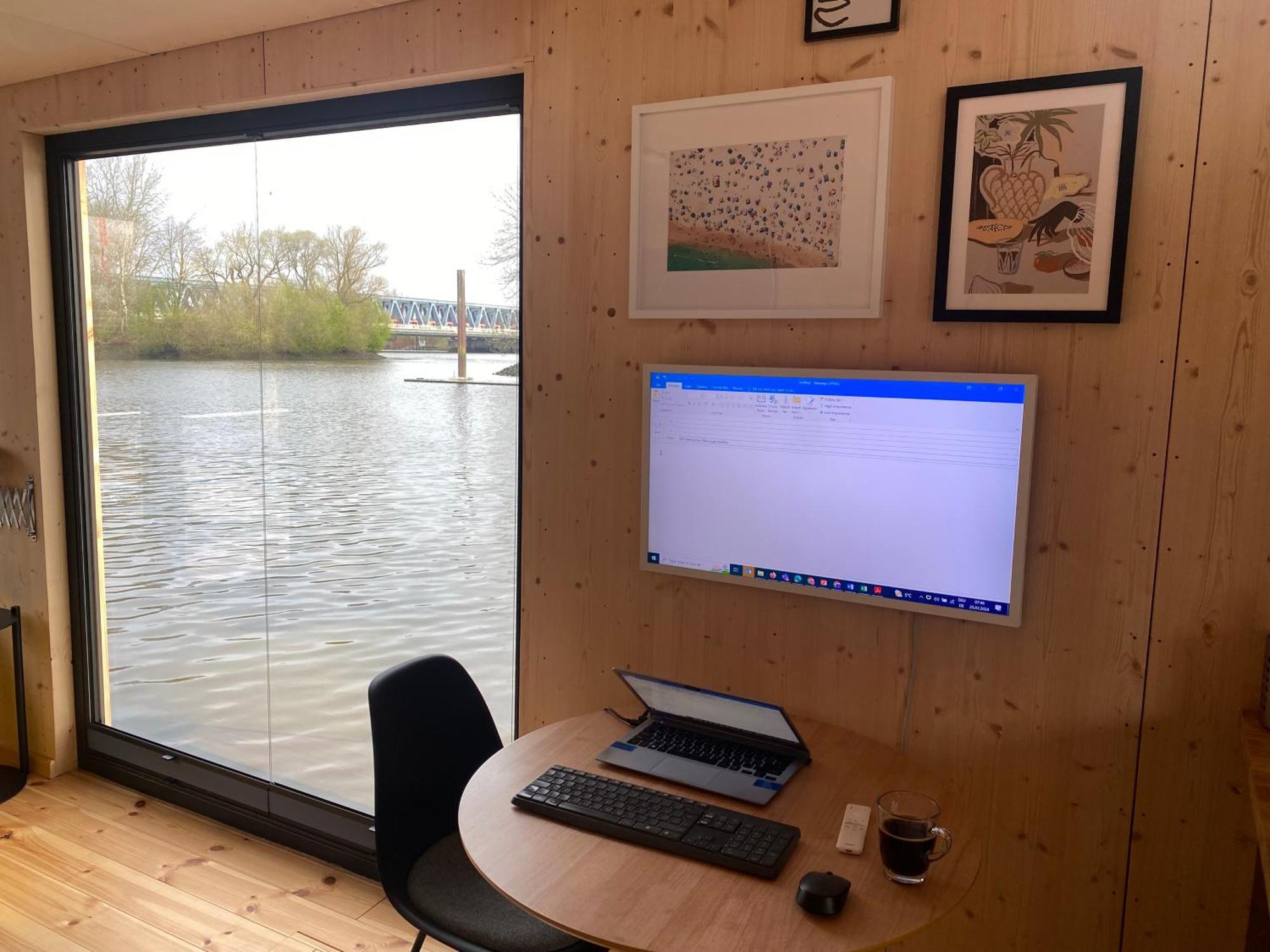 Hotel Hausboot Off Im Diamantgraben An Der Elbe Hamburg Zewnętrze zdjęcie